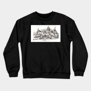 Oxford crew, Oxford & Cambridge Boat race of 1867 Crewneck Sweatshirt